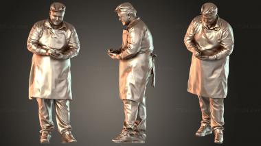 Figurines of people Yalgin 3d model