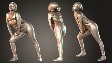 Figurines of people Yanelle Native 3d model