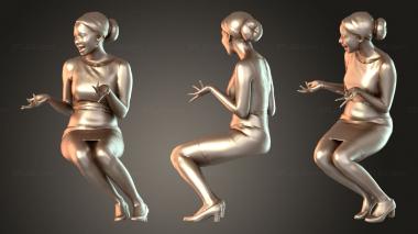 Figurines of people Yanelle Native Quiet 3d model