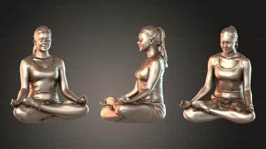 Figurines of people Yoga Girl Nelly 3d model