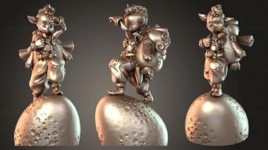 Figurines of people Young Adventurer Braccio 3d model