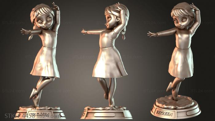 Figurines of people (Young Elsa, STKH_4458) 3D models for cnc