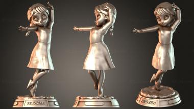 Figurines of people Young Elsa 3d model