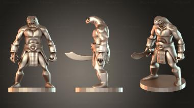 Figurines of people Yuan-Ti Malison 3d model
