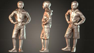 Figurines of people Zachary Duplicate 3d model