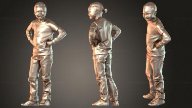 Figurines of people Zachary Energetic 3d model