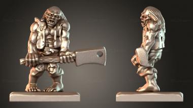 Figurines of people Zombieresc 3d model