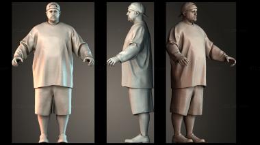 Figurines of people Man smith 3d model