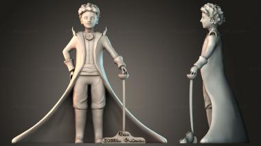 Figurines of people The Little Prince 3d model