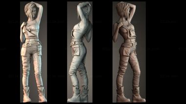 Figurines of people Judy Merge 3d model
