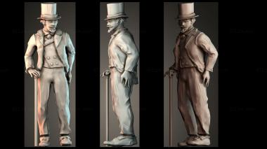 Figurines of people Cthulhu NPC 3d model