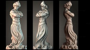 Figurines of people Gin 3d model