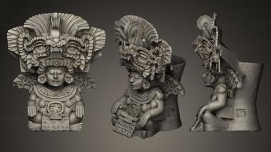 Indian sculptures Lord Eight Earthquake Effigy Vessel 2 3d model