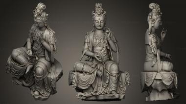 Indian sculptures Song Dynasty Woodcarving Buddhist Sculpture 3d model