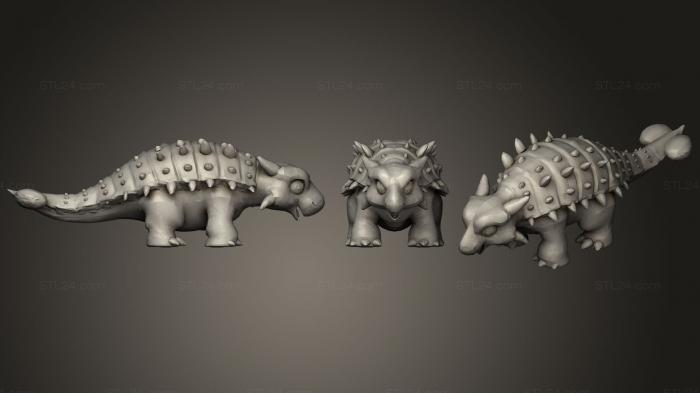 Мультфильм Ankylosaurus Magniventris