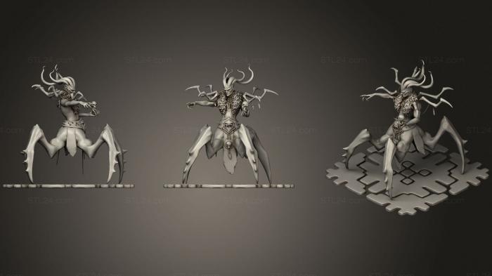 Статуэтки герои, монстры и демоны (Поза Демона Ваала Из Diablo 3, STKM_1742) 3D модель для ЧПУ станка