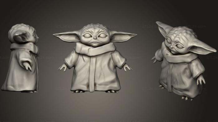 Малыш Йода для 3D-печати