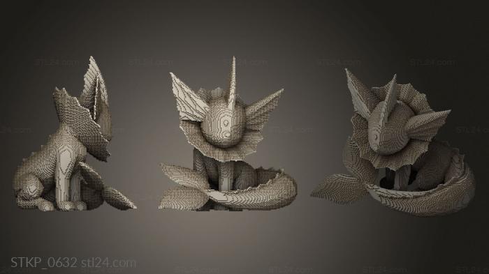 Схема сборки Minecraft Vaporeon