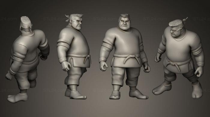 Статуэтки и статуи разные (Smash, STKR_0406) 3D модель для ЧПУ станка