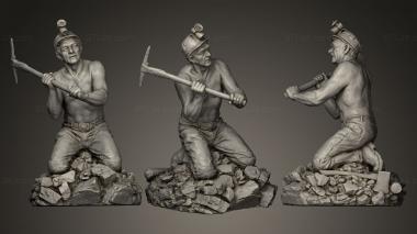 Military figurines Free Miner Of The Forest Of Dean 3d model