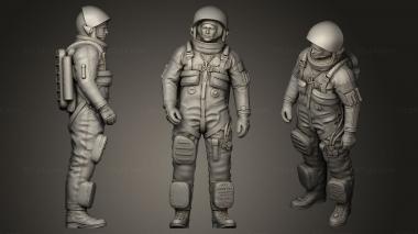 Military figurines Advanced Crew Escape Suit 3d model