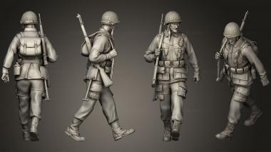 Military figurines American soldiers 2 2 3d model
