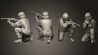 Military figurines soldiers 2 Russia 01 3d model