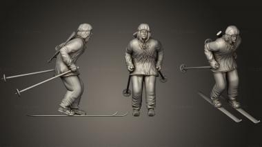 Military figurines soldiers 2 Russia 05 3d model