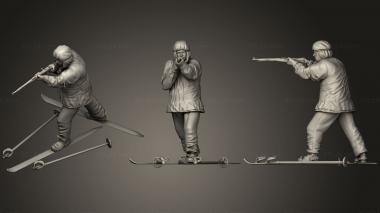 Military figurines soldiers 2 Russia 06 3d model
