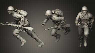 Military figurines soldiers 2 Russia23 1 3d model