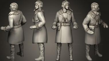 Military figurines Tank Crew 2 Russia25 2 3d model
