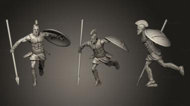 Military figurines Ancient Spartan 3d model
