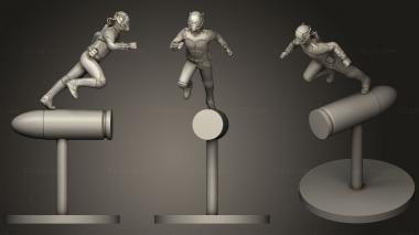 Military figurines Antman bullet 3d model