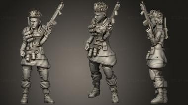 Military figurines Apex Legends Bangalore 3d model