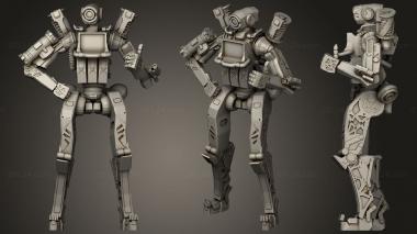 Military figurines Apex Legends Pathfinder 3d model