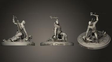 Military figurines asscreed3 3d model