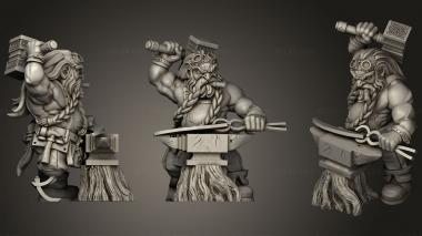 Military figurines Bagnar Meltiron 3d model