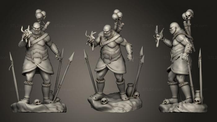 Military figurines (Barbak Grea, STKW_0640) 3D models for cnc