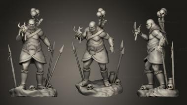 Military figurines Barbak Grea 3d model