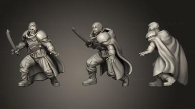 Military figurines Barsule Sell Sword 3d model