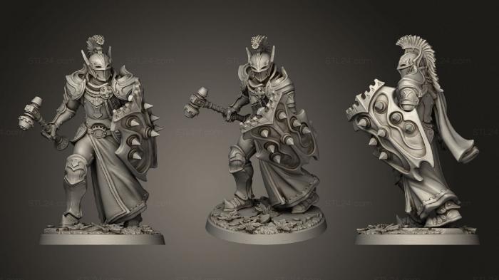 Military figurines (bastion knight, STKW_0645) 3D models for cnc