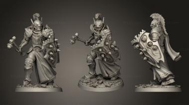 Military figurines bastion knight 3d model