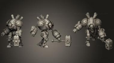 Military figurines Battle Armor Hammer Un 3d model