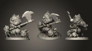 Military figurines Beau The Pomeranian Swarm Ranger 3d model