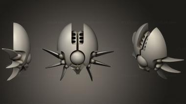 Military figurines Bichos robot 3d model