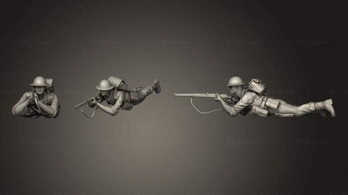 Military figurines (british soldiers  2 001, STKW_0675) 3D models for cnc