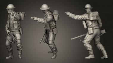 Military figurines british soldiers  2 002 3d model
