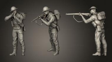 Military figurines british soldiers  2 004 3d model