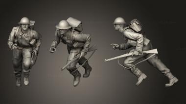 Military figurines british soldiers  2 005 3d model