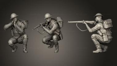 Military figurines british soldiers  2 006 3d model